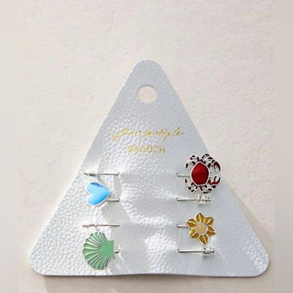 Free People Lue Pin Set in Natural